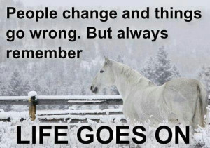 Life goes on.....
