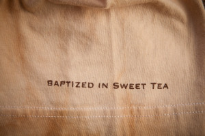 Dirty South Sweet Tea Stained Shirt for BourbonandBoots.com