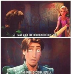 Funny flynn rider from tangled frying pan quote. Oh mamma I have got ...