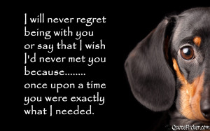 Never Regret Love Quotes I will never regret being with