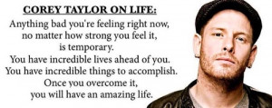 Corey Taylor ~ On Life: 