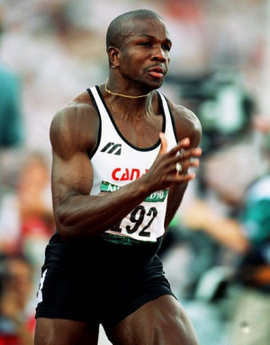 donovan bailey time 100 metre