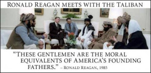 Reagan: Taliban 'moral equivalent of America's founding fathers'