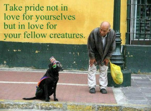 Images love fellow creatures picture quotes image sayings