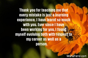 Thank You Quotes For Your Boss