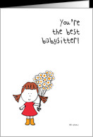 Thank you ! you’re the best babysitter card - Product #161527