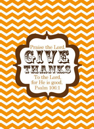 give thanks to the lord fall printable