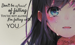 Anime Falling together quote by MikasaTifaVermilion