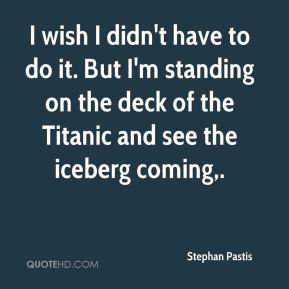 Stephan Pastis - I wish I didn't have to do it. But I'm standing on ...