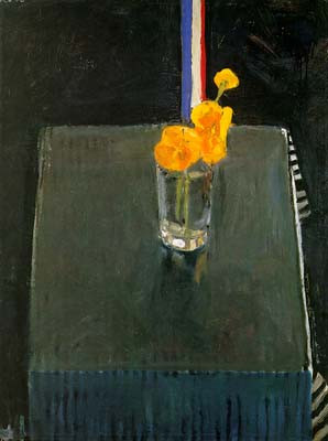 Poppies by Richard Diebenkorn, Oil on Canvas Still Life