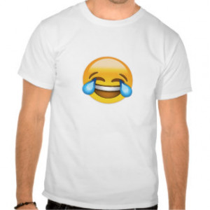 EMOJI FACE WITH TEARS OF JOY T-SHIRT