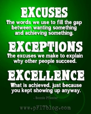 STRIVE FOR EXCELLENCE!