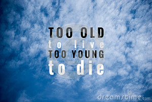 ... quote by unknown source on vintage blue sky and light cloud background