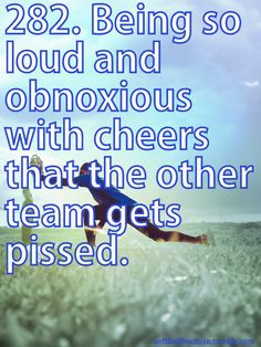 Yep But I hate it when the other team yells out random words right