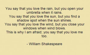 William Shakespeare Love Quotes