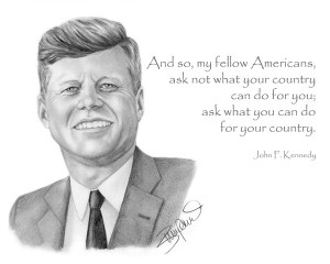 John F Kennedy by Wendy Zumpano