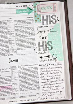Triple the Scraps: Journaling {Bible} James 1:5
