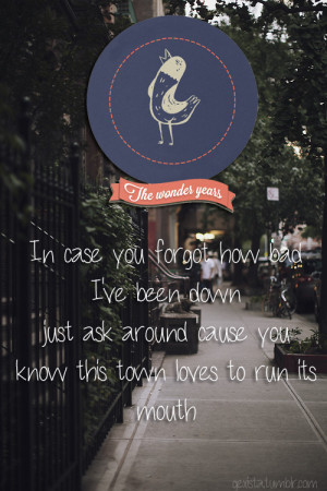 quote quotes hipster lyrics pop punk the wonder years defend twy soupy ...