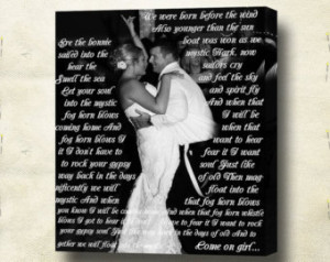 Wedding Canvas Print - Gallery Wrapped. First dance, Wedding ...