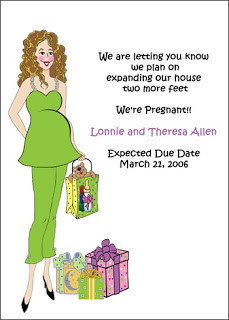 Pregnancy Announcement Cards