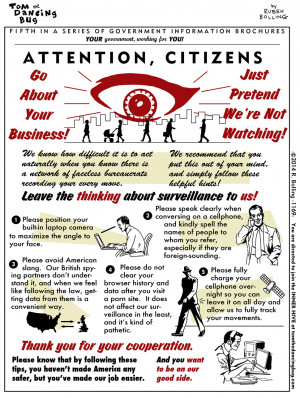 TOM THE DANCING BUG: Five Tips for Living In a Surveillance State