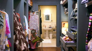 Carrie’s closet in her original apartment is my favourite space.