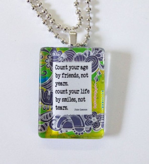 Inspirational Quote Jewelry with chain by BethsPendants on Etsy, $10 ...