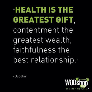 fitness health quotes buddha