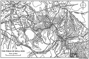 Civil War Map Stonewall Jackson Sharpsburg Original Battle