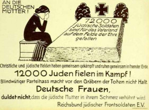 Mothermourning fallen WW1 German Jewish Soldiers (1920)