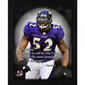 Ray Lewis Baltimore Ravens Framed 11x14 