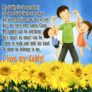 Happy Fathers Day Poems from Daughter Girlfriend Wife Son 2015
