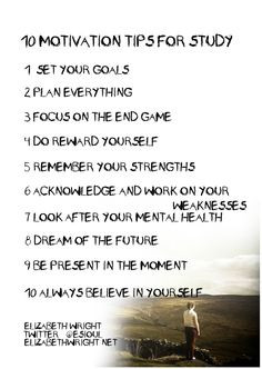 ... Motivational Speaker's tips for student/exam. Just what I need right
