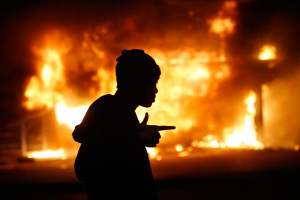 Ferguson in Flames: Violent Protests Following Grand Jury Decision in ...