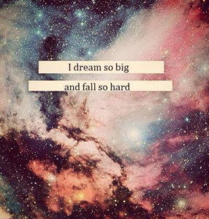 , galaxy, girl, give up, lost, love, photography, quote, quotes, sad ...