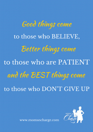 Motivational Monday: Don’t Give Up (The Best is Yet to Come)