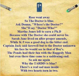 Doctor who poem