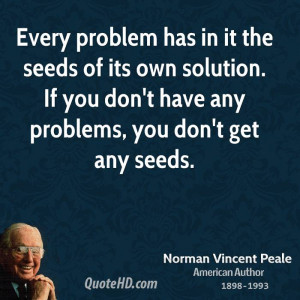 Every Problem Has The Seeds...