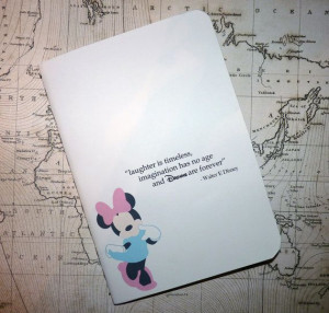 Walt Disney Notebook - Quote - Minnie Mouse
