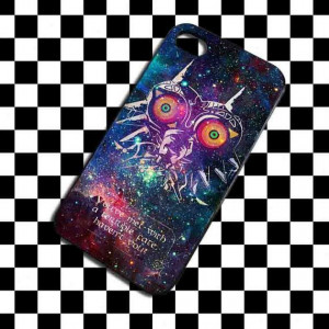 Zelda Majora Mask Quote Galaxy iPhone 4 iPhone 4S by LaveaRainbow, $14 ...