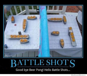 Battle Shots: Goodbye beer pong! Hello Battle Shots…