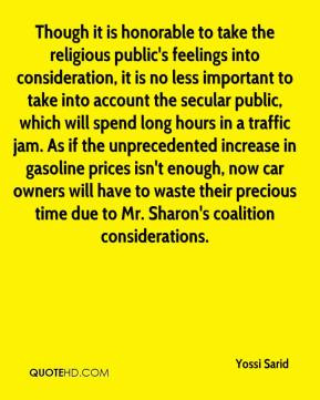 feelings into consideration, it is no less important to take into ...