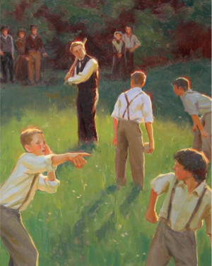 Pioneer Children Playing Games