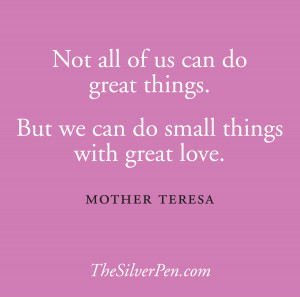 ... : Inspirational Picture Quotes About Life Tagged With: mother teresa