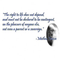 Mother Teresa Quote on Countries that Accept Abortion t shirts