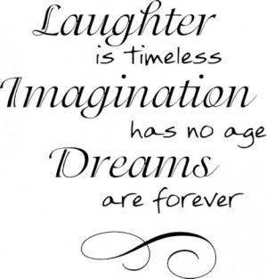 Laughter Is Timeless Wall Decals