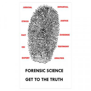 CafePress > Wall Art > Posters > Forensic Science Poster