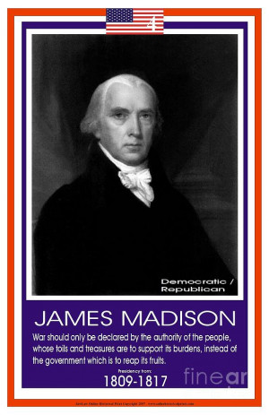 President James Madison Photograph