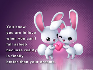 Back > Quotes For > Cute Love Dream Quotes