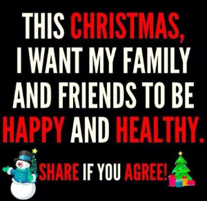Christmas Wish love family quote happy wish healthy christmas